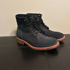 Oak Street Bootmakers Trench Boot Indigo Rough Out - size 10D - like new
